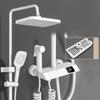 Brass 4 In 1 Shower Digital Display Constant Temperature Shower Set Supercharged Multifunctional Shower