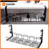Under Desk Cable Management Tray Metal Wire Organizer No Drill Power Strip Holder Storage Rack for Computer Desk Office Router