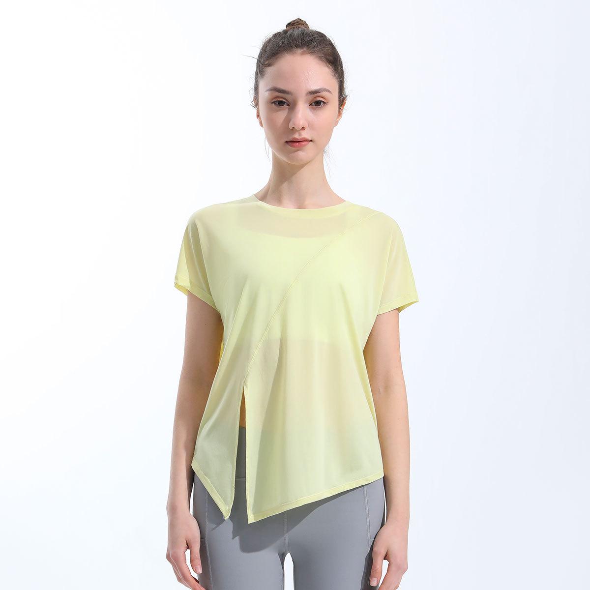

Женская спортивная футболка с коротким рукавом, быстросохнущая, облегающего кроя, с круглым вырезом, дышащая, для йоги, бега, фитнеса Medium