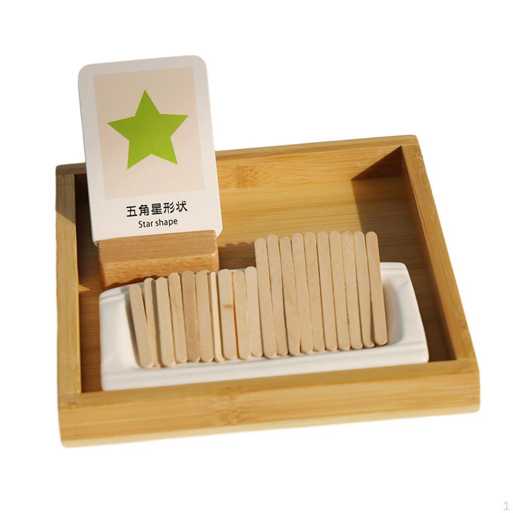 Montessori Stacking Toys Preschool Wooden Educational Games for 3 4 5 6 7 Year Old Girls Motor