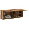 Bathroom Wall Cabinet with Rustic Wood Look 31.5 x 9.8 x 11.8 in (L x D x H) Engineered Wood