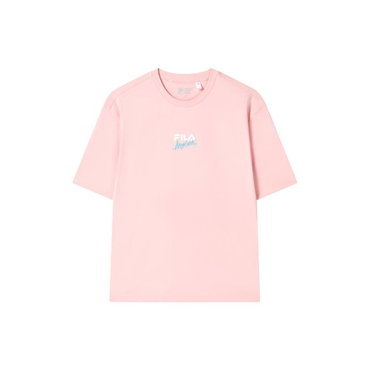 Футболка FILA x Magic Stick SS23 Унисекс Женская Пудровый F11U329101F-PK XL