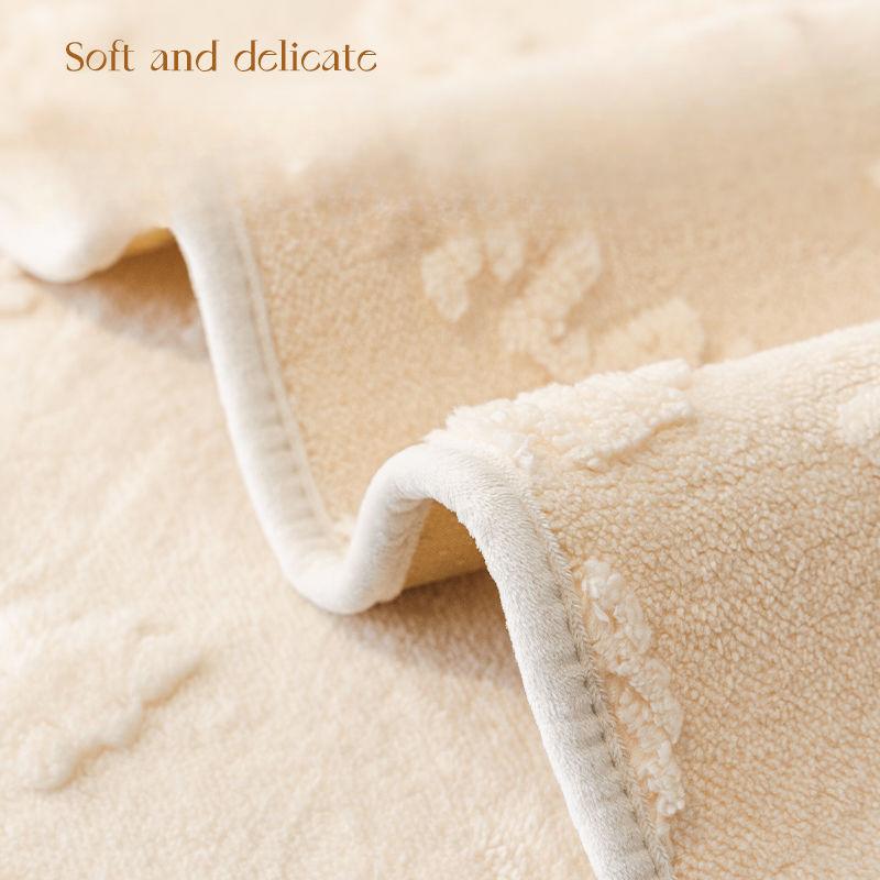 Gentle Dream Winter Thicken Sofa Cover Warm Short Plush High-end Sofa Cushion Sitting Cushion Room Anti Slip Cover Cloth