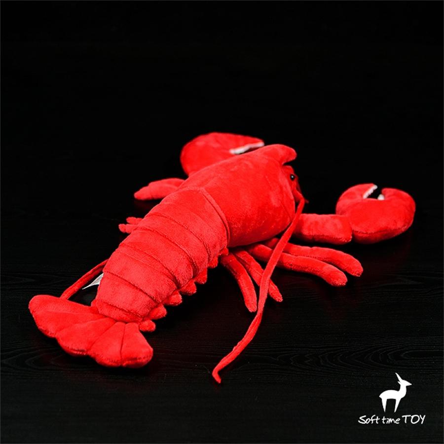 Lobster High Fidelity Anime Cute Plushie Crayfish Plush Toys Lifelike Animals Simulation Stuffed Doll Kawai Toy Gifts For Kids