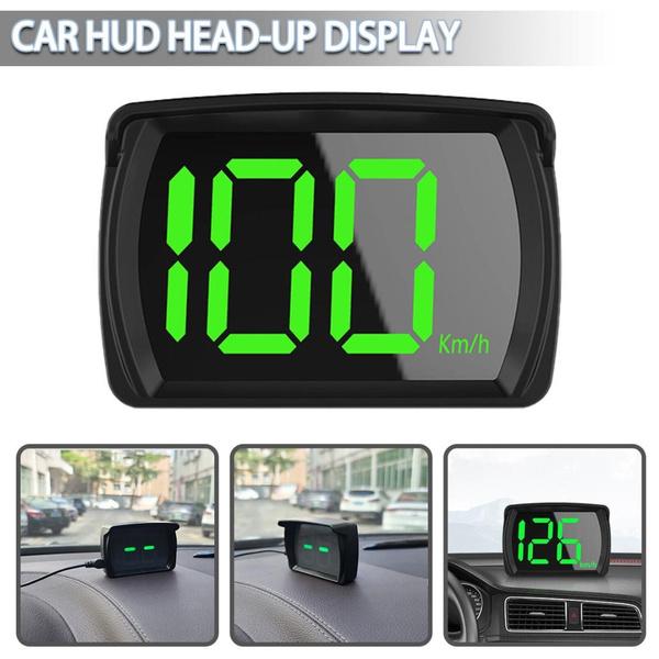 

New Universal HUD GPS Head Up Display Speedometer Odometer Car Digital Speed KMH KM/H-USB