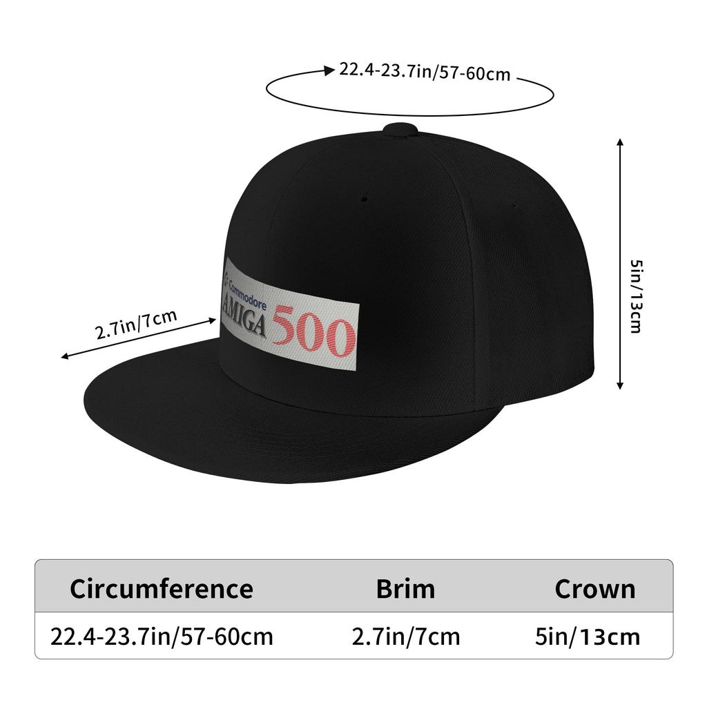 Commodore Amiga 500 Baseball Caps Snapback Fashion Baseball Hats Breathable Casual Casquette Outdoor for Unisexs And WoUnisexs