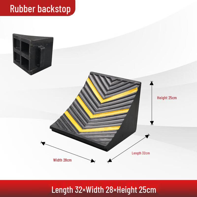 Brangdy Heavy-Duty Rubber Wheel Chock