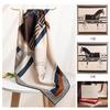 2026 Silk Wool Scarf Double-sided Floral Print Neck Warmer Fashion Shawl