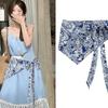 Multi-functional Triangular Scarf Ethnic Style Belt Fashion Waist Seal  Women