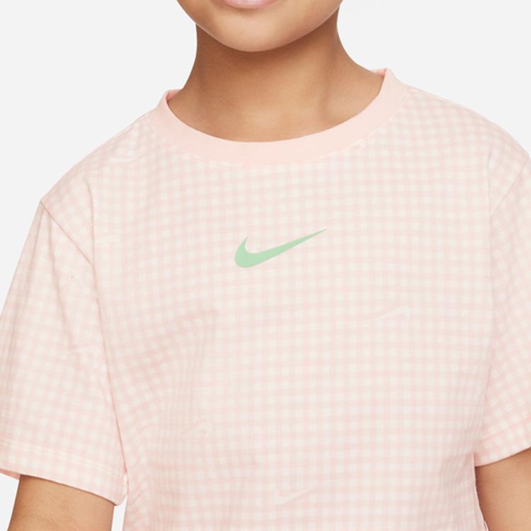Nike Kids T Shirts Crew Neck Moderate FQ1044-697
