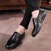 High Quality Leather Men's Moccasins Fashion Brand Men's Flat Shoes 38-47
