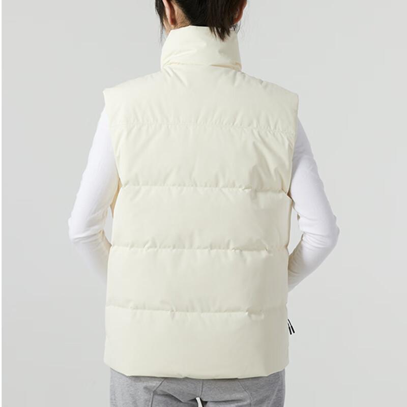 Under Armour Solid Color Stand Collar Sport Outdoor Running Casual Down Vest Unisex Vests White 23600803-101