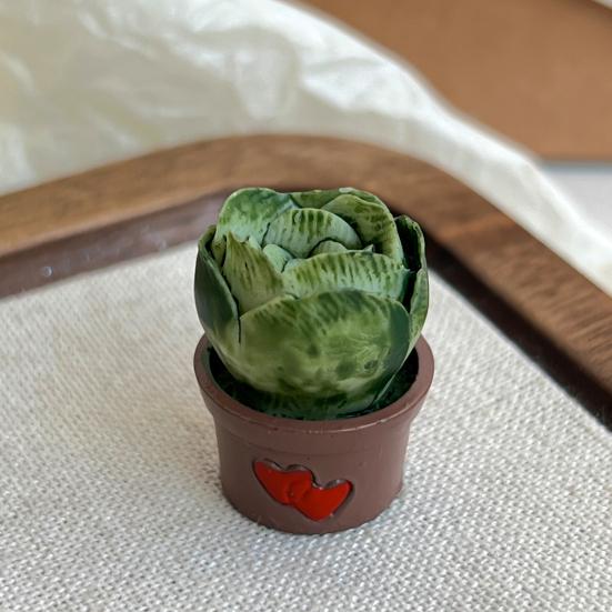 Cartoon Potted Cactus Fridge Magnet Resin 3D Mini Potted Plants Refrigerator Magnet Kitchen Home Office Decoration