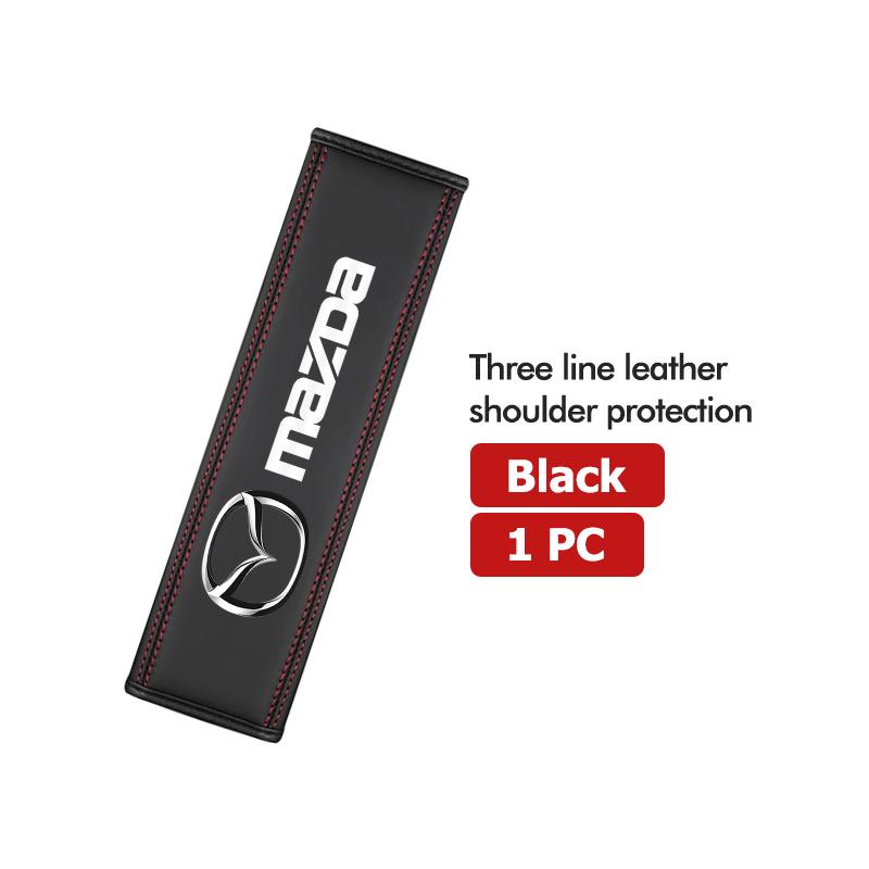 

For Mazda Car Seat Belt Cover Adjustable Safety Shoulder Pad Accessories CX9 MX5 RX8 Axela Demio Atenza MS GJI GH BK MP