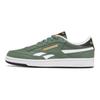 Reebok Club C Series Cushioning, Wear Resistant Low Top Skateboard Shoes Unisex Green White Sneakers 100075032