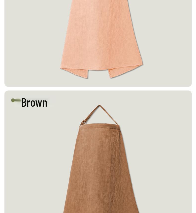 Double-Layer Pure Cotton Baby Blanket & Nursing Shawl