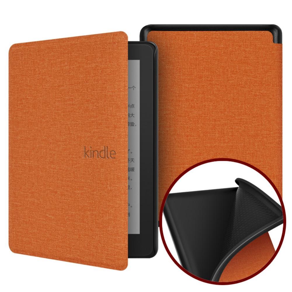 

2024 KPW6 Kindle Paperwhite 12-го поколения чехол из ткани с текстурой TPU KPW6 Fabric TPU оранжевый