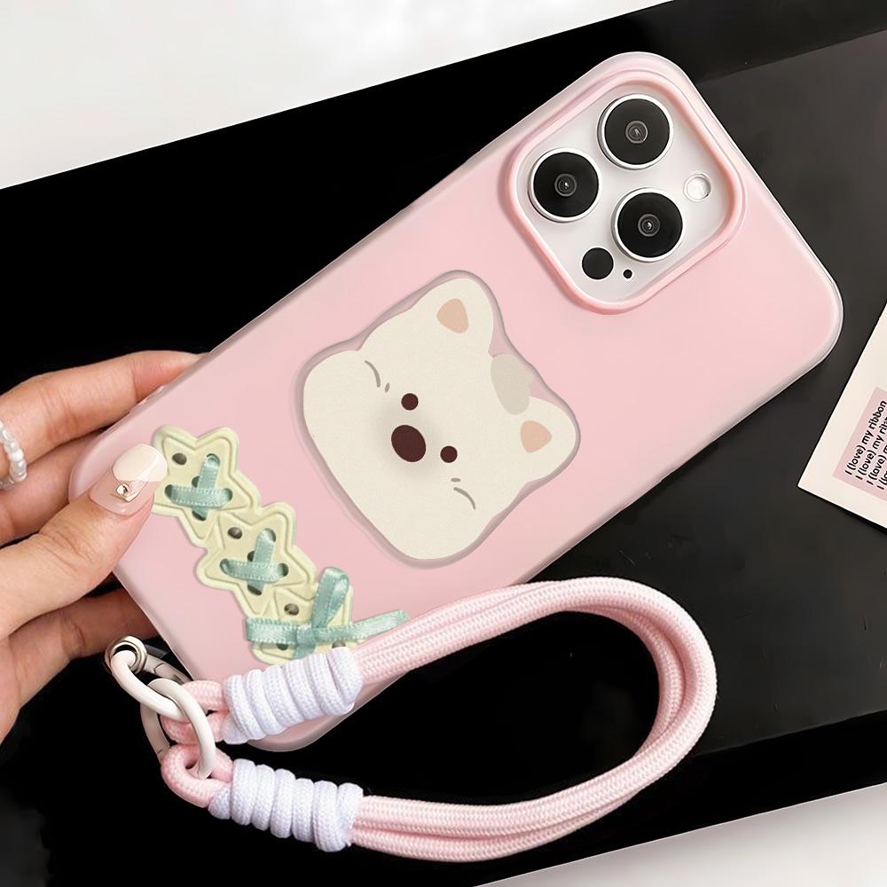 Painted Phone Case for iPhone 15 11 13 14 for 15 16 Pro Max 12 13 16 Pro Cute Fasion Funny Lanyard Phone Case Latest Top Selling Recommendations