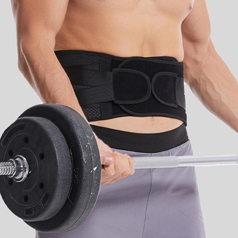 Elastic Back Brace With Enhanceds Lumbar Support Adjustable Waist Trimmer Belt For Gym Office Use And Travel