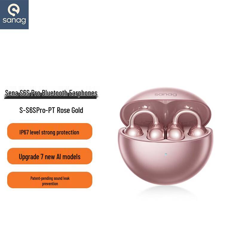 

SANAG S6S Pro AI Open-Ear Bluetooth Sports Headset