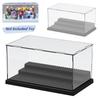 Multicolor Base With Transparent Panel Diy Building Block Display And Storage Box