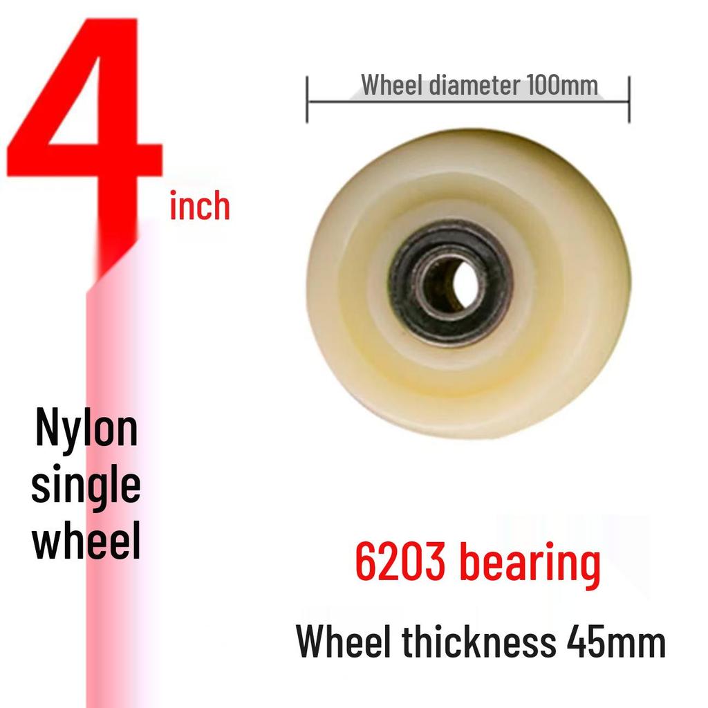 Swivel Caster Wheels: 3-8 Inch Nylon, Light/Heavy Duty, Fixed/Brake Options, Load-Bearing Trolley Casters