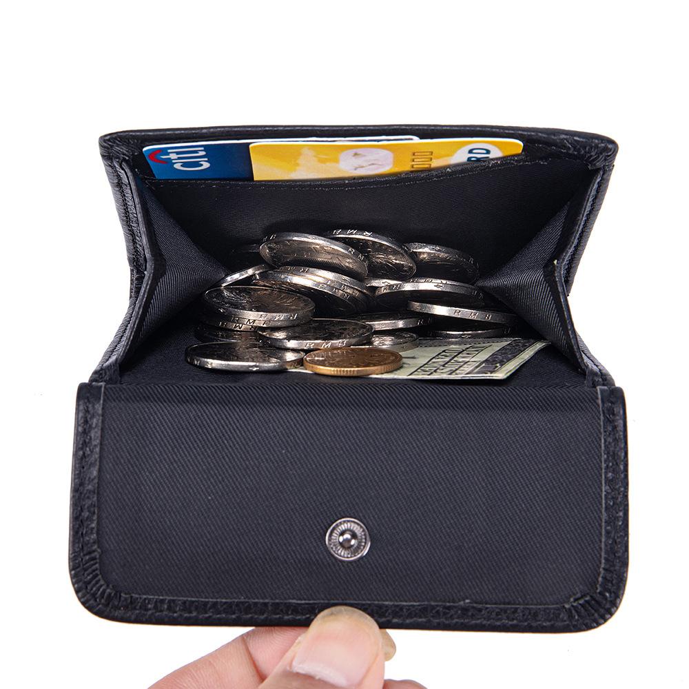 New Short Wallet, Women's High-end Storage Bag, First-layer Cowhide Wallet, Multi-function Card Bag, Change Bag.