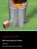Portable Smokeless Wood-Burning Stove for Outdoor Camping and Rural Home Heating