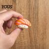 Sushi-Spielzeug mit Schlüsselring 3D-gedruckter Clicker Fidget-Spielzeug, Japanische Form Finger-Schlüsselanhänger Schlüsselanhänger, Tragbarer Stressabbau Push
