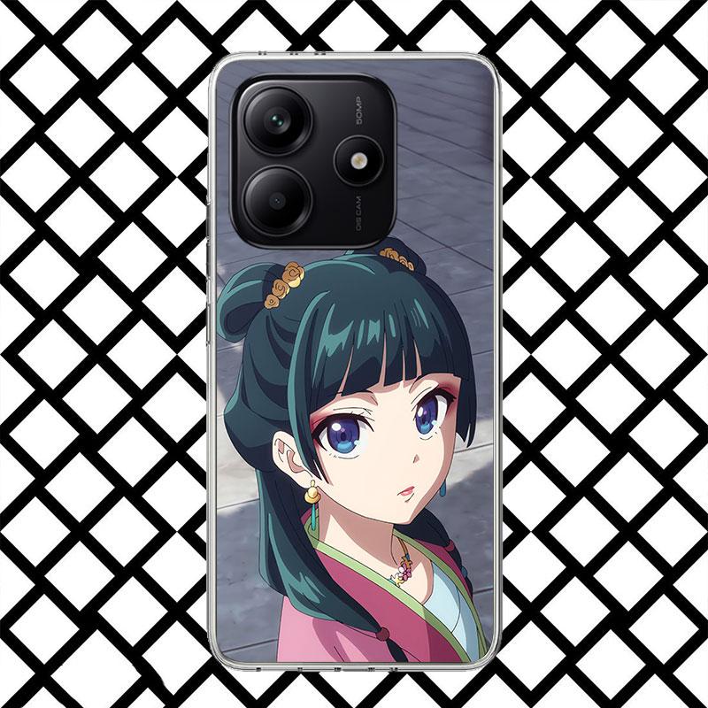 A-Apothecary D-Diaries Maomao Phone Case for Xiaomi Redmi Note 15 14 14S 13 12 12S 11 Pro Plus 11E 11T 11S 10S 5G Soft Cover Fun