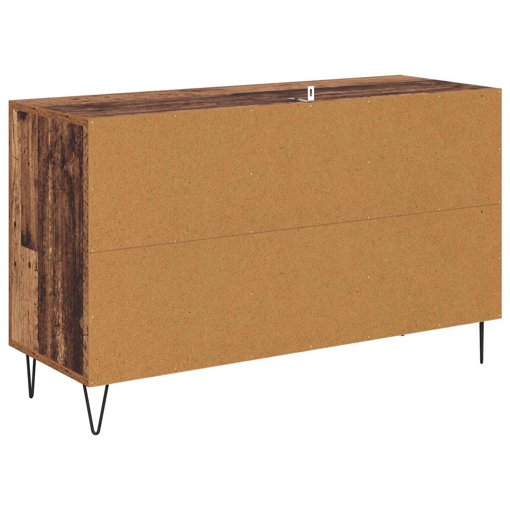 Sideboard with Drawers Reclaimed Wood Look 100 x 36 x 60 cm Engineered Wood