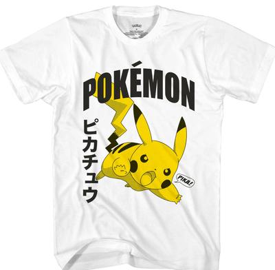 NEW HOT !!! Pokemon Pikachu Pika Men's T-Shirt Tee