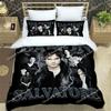 The Vampire Diaries Damon Salvatore Bedding Sets Exquisite Bed Supplies Set Duvet Cover Bed Comforter Set Bedding Birthday Gift