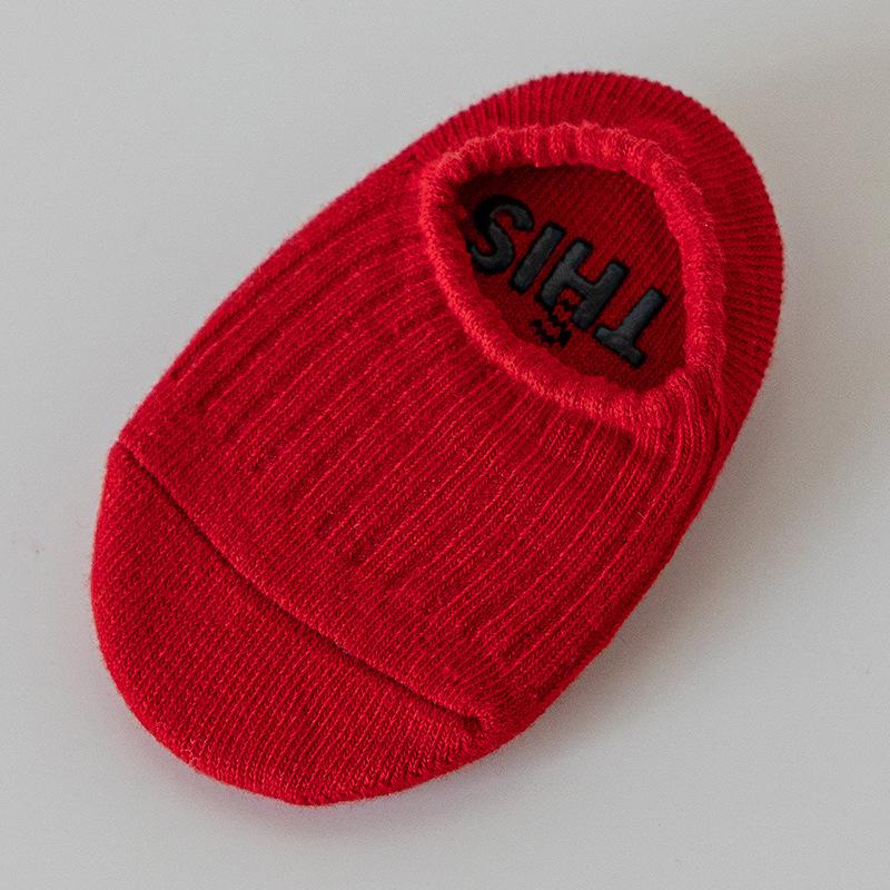 Infant Non-slip Floor Socks for Boys & Girls, Combed Cotton, Ages 0-3 Years, Ideal for Spring & Autumn.
