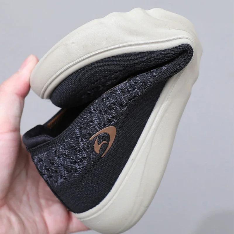 Women's New Comfort Casual Shoes Non-slip Walking Fashion Soft Sole Breathable Hollow Out Flat Shoe for Women Zapatos Para Mujer