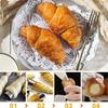 16 Sztuk Rurek do Cannoli Rurki do Cannoli ze Stali Nierdzewnej Formy do Pieczenia z Woreczkami Cukierniczymi Długimi Końcówkami do Wypełniania Rogalików Muszli Cannoli