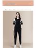 2025 Women's Stylish Two-Piece Summer Set: Short-Sleeved, Loose Stand-Up Collar, Slimming Casual Outfit