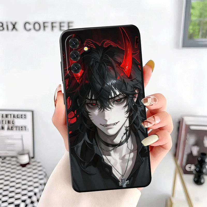 Devil Bad Boy Anime Style Soft Phone Case for Samsung A17 A37 A57 A16 A26 A36 A56 A15 A25 A35 A55 A14 A24 A34 A54 A13 A23 A33 A5