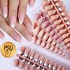 Matte Finish Press On Nails 150Pcs Fake Nails New French Nail Tips Nail Extension Use