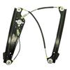 Front Left Power Window Regulator for BMW 745i - Black Metal (1 pc)
