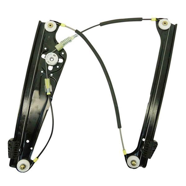 Front Left Power Window Regulator for BMW 745i - Black Metal (1 pc)