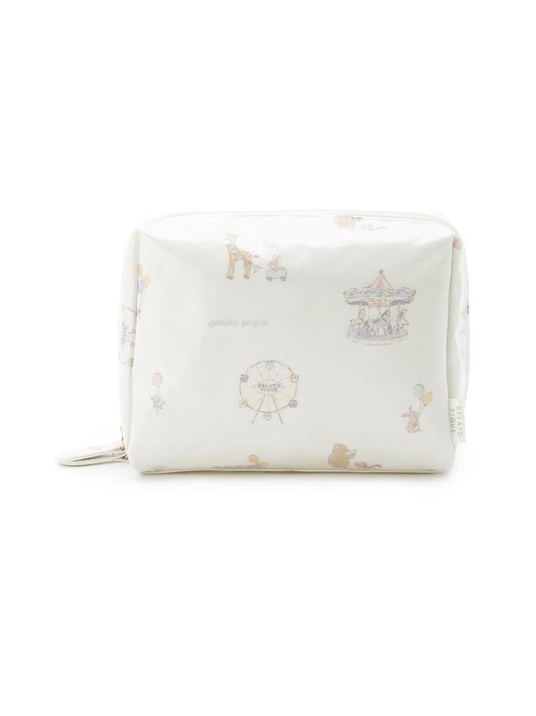 square pouch [Gelato Pique] Merry-go-round