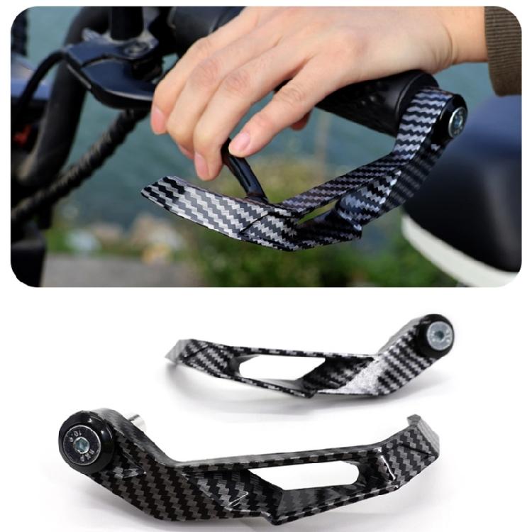 2PCS Motorcycle Handguard Brake Lever Shield Aluminum Secure Installation For Optimal Brake Control & Injury Defense