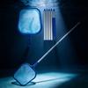 Pool Skimmer Net With Detachable Aluminum Handle For Inground And Above Ground Pools