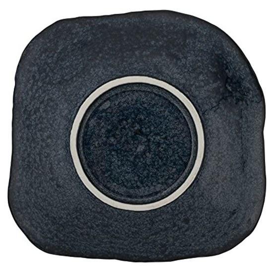 Mino ware Nadekaku serving plate Kamihen