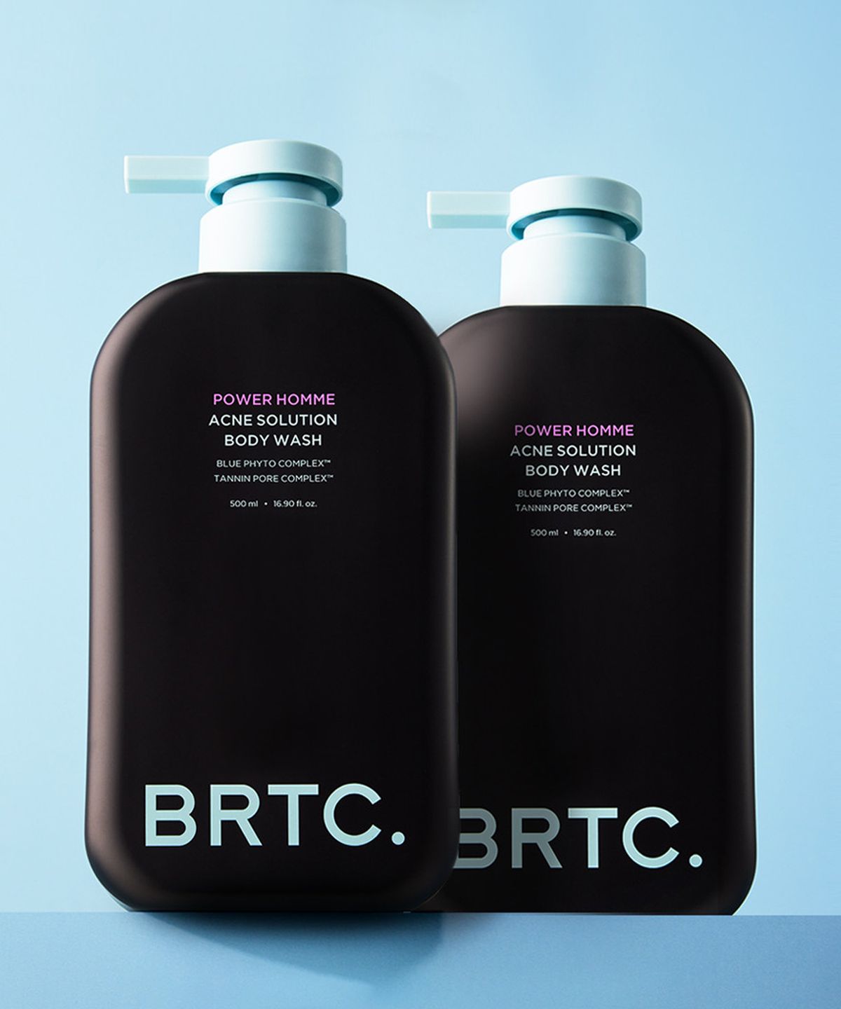 Power Homme Acne Solution Body Wash 500ml Duo Set