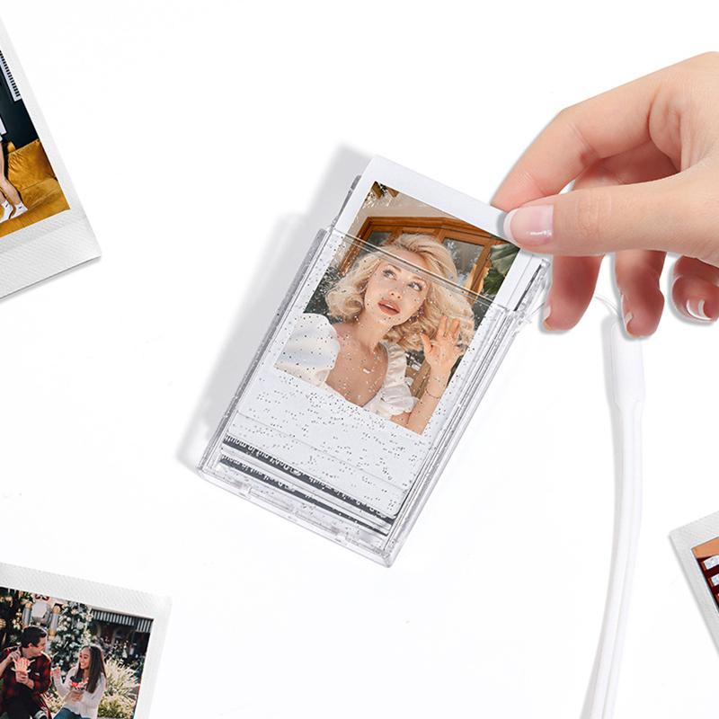 64/80 Pockets Photo Album 3 Inch Transparent Photocard Holder Instax Mini Album Storage Collect Book Name Card Album De Fotos
