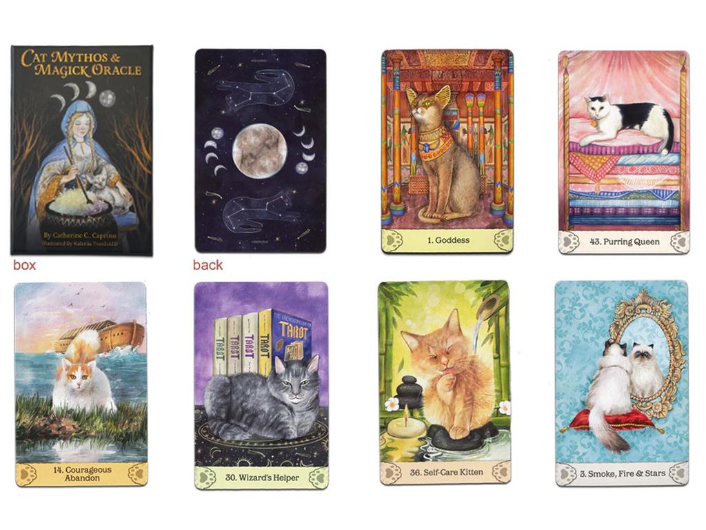 Nichiyu Oracle 45 Fortune Telling Mythos Magick Oracle Cards Filled with Mystery and Cards, Cards, [Authentic] [Cat & Oracle] "Cat Magic"
