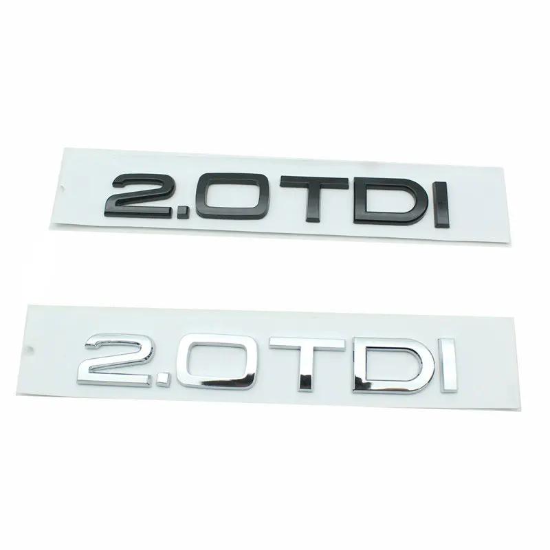 2.0TDI 3.0TDI 1.9 4.2 4.5 5.5 5.0 TDI car sticker for q2 S4 6 SQ3 RS5 78TTS refit tail displacement label car accessories