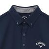 Callaway Short Sleeve Polo Shirt UV for C24134100 Men's (Moisture-Wicking, Quick-Drying, Protection) Golf, 1120_Navy